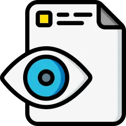 Ícono de un documento claro que representa la transparencia en los precios.