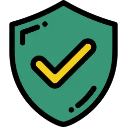 Ícono de un escudo que representa la seguridad y protección al cliente.